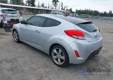 2014 Hyundai Veloster Base W/Black из США, поврежденный, VIN KMHTC6AD6EU217282